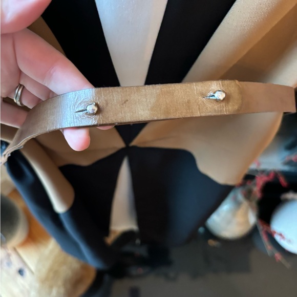 Zara Brown and Black Work Dress, Size L - Picture 2 of 3